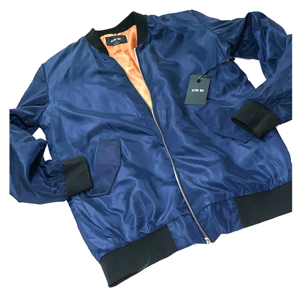 Longline bomber jacket